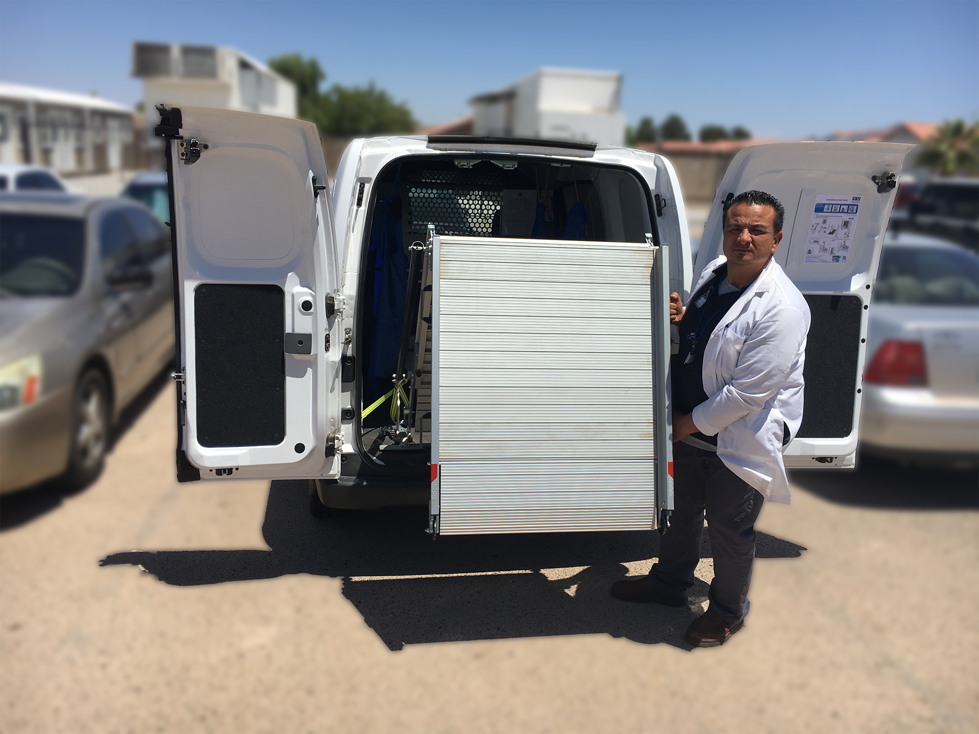 Tech Ramp Officer van and tech ramp – YUMA MOBILE X-RAY SERVICE